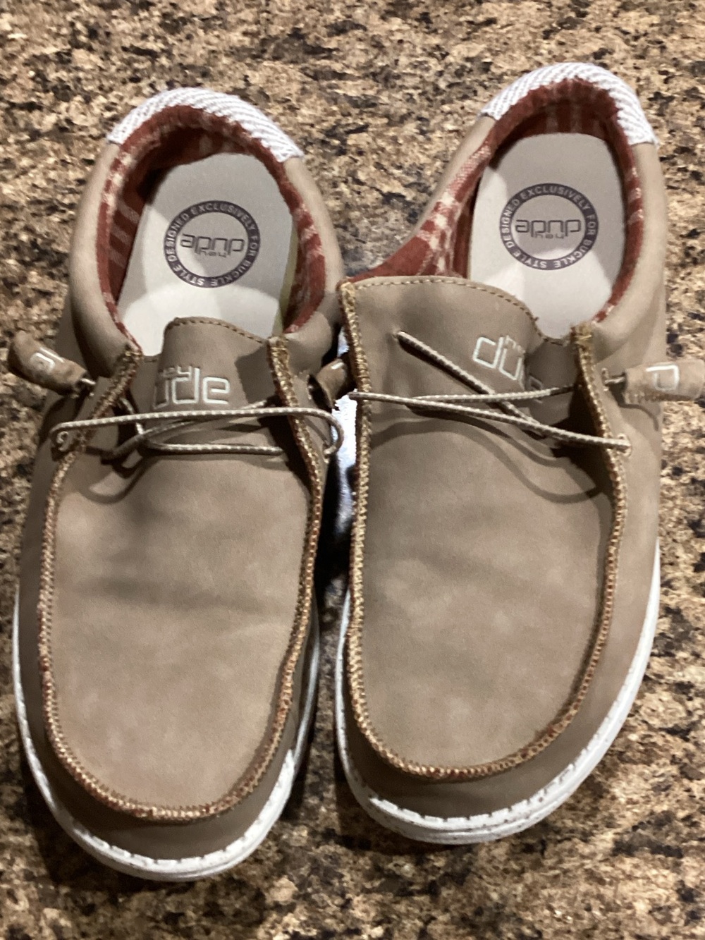 Hey Dude Beige/Tan Casual Slip-On Loafers